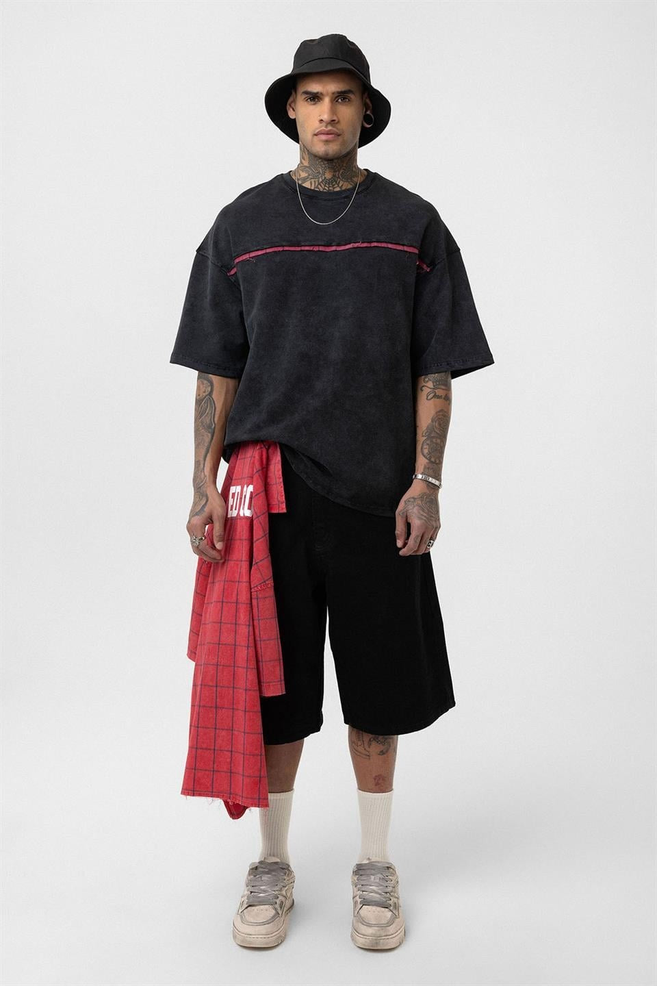 Oversized T-Shirt with Back Print (Machine Washable)