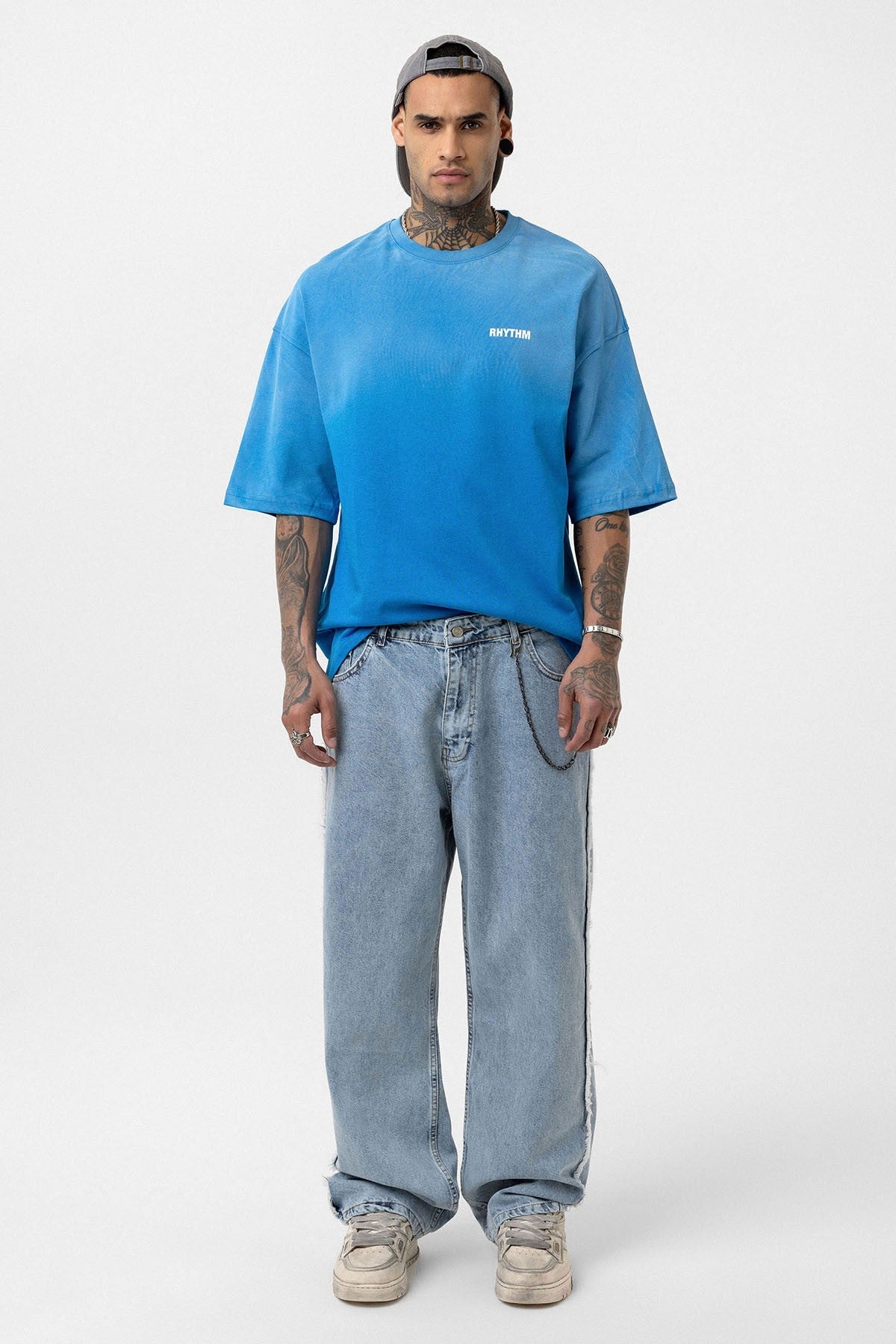Oversized T-Shirt with Back Print (Machine Washable)
