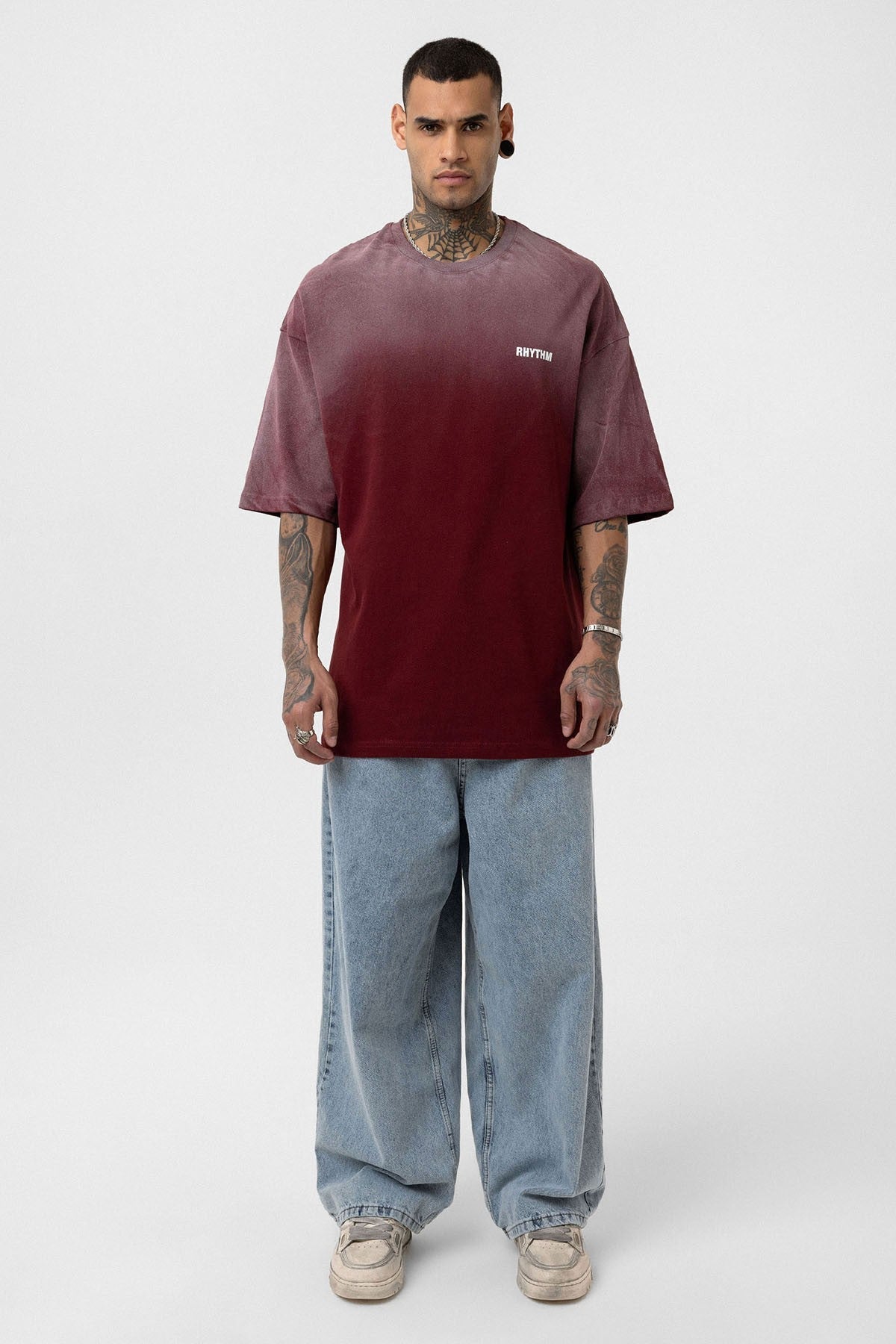 Oversized T-Shirt with Back Print (Machine Washable)