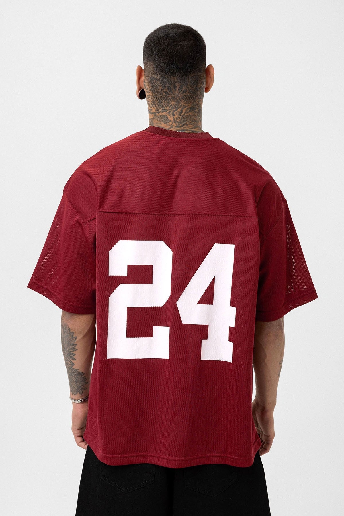 Oversized Printed Jersey T-Shirt V70-41