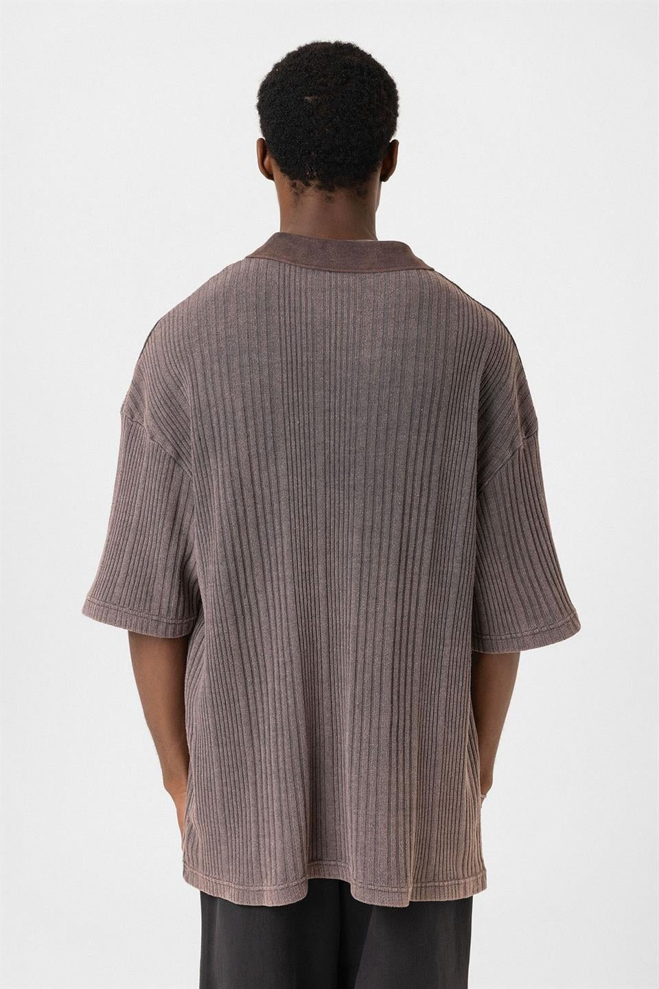 Oversized Polo-Neck Sweater