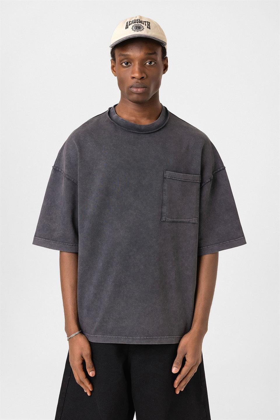 Oversized T-Shirt with Pockets (Machine Washable)
