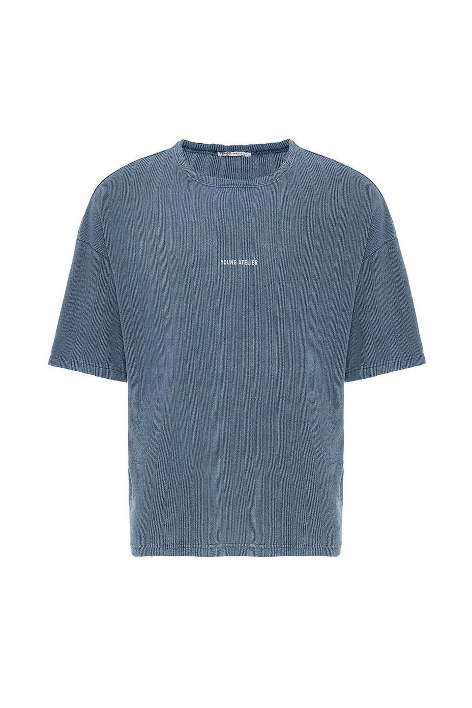 Oversized Knit T-Shirt (Machine Washable)