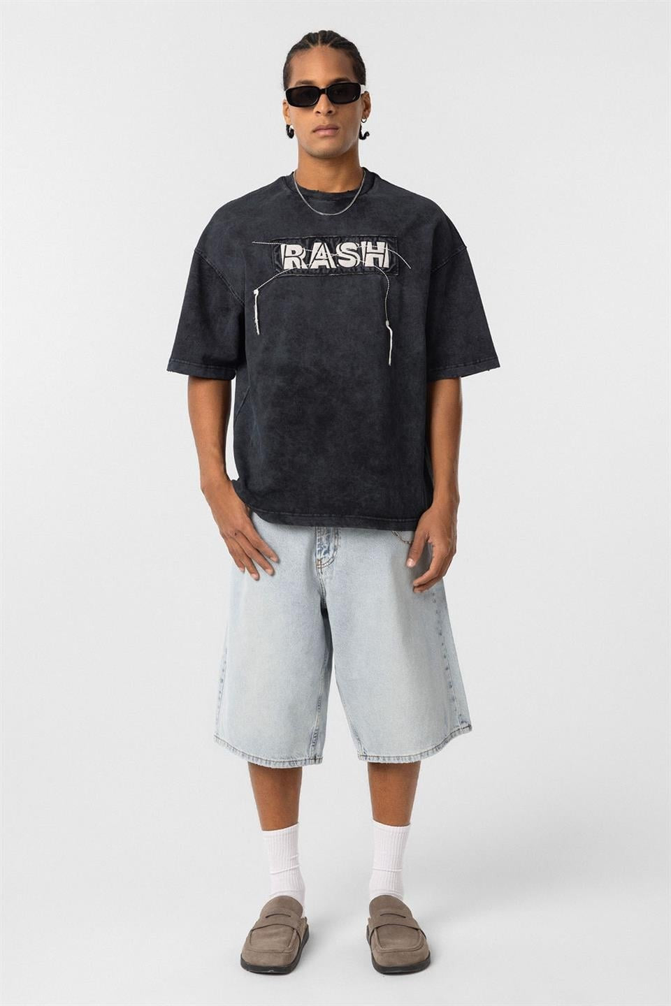 Oversized Printed T-Shirt (Machine Washable)
