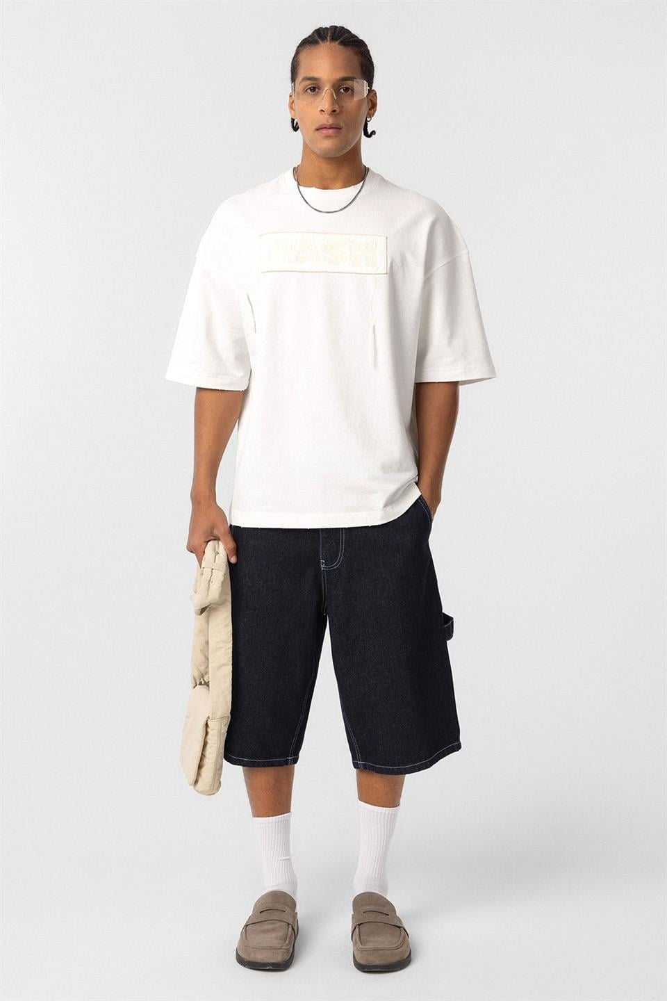 Oversized Printed T-Shirt (Machine Washable)