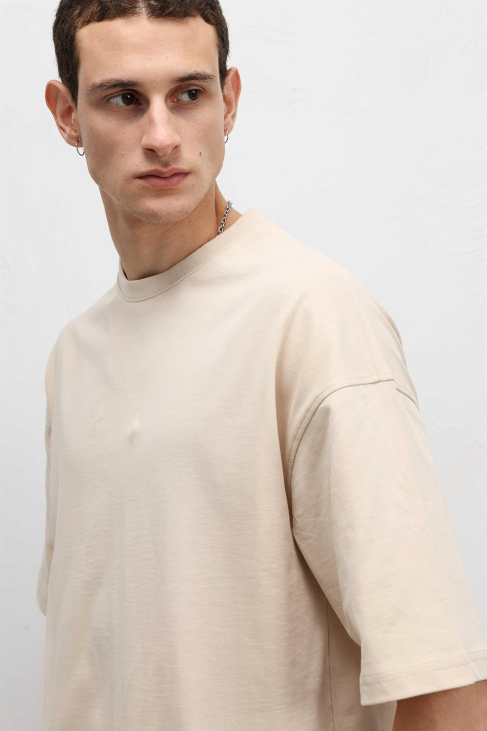 Basic Oversized Crew-Neck T-Shirt