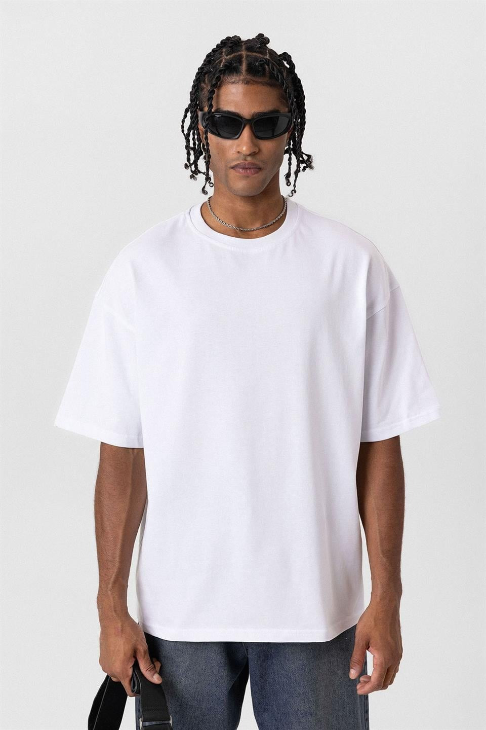 Basic Oversized Crew-Neck T-Shirt