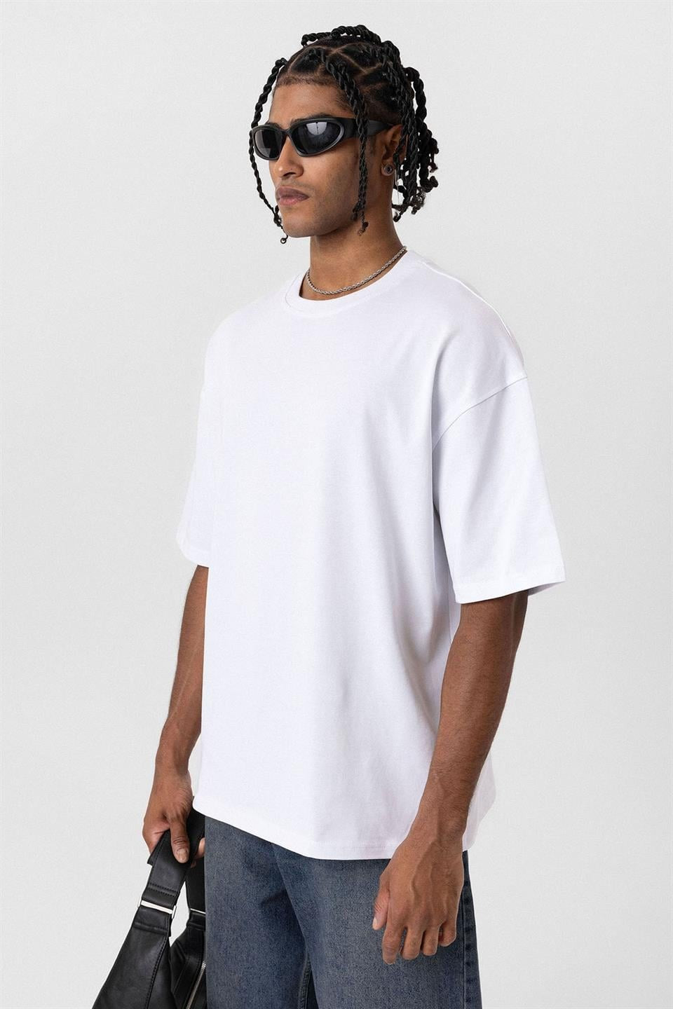 Basic Oversized Crew-Neck T-Shirt