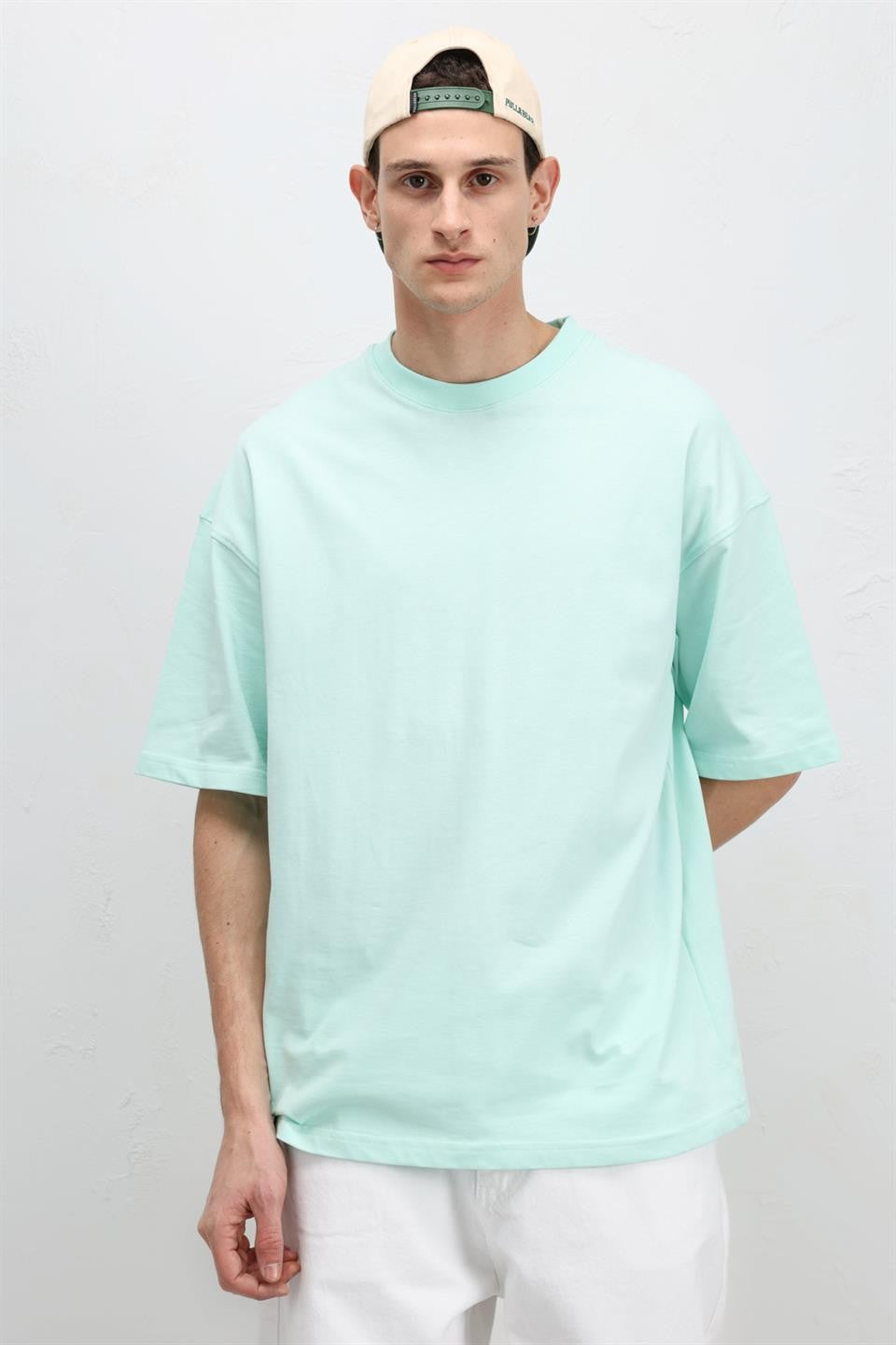 Basic Oversized Crew-Neck T-Shirt