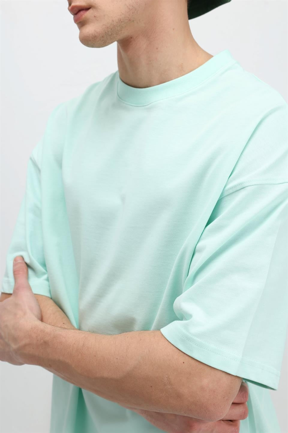 Basic Oversized Crew-Neck T-Shirt