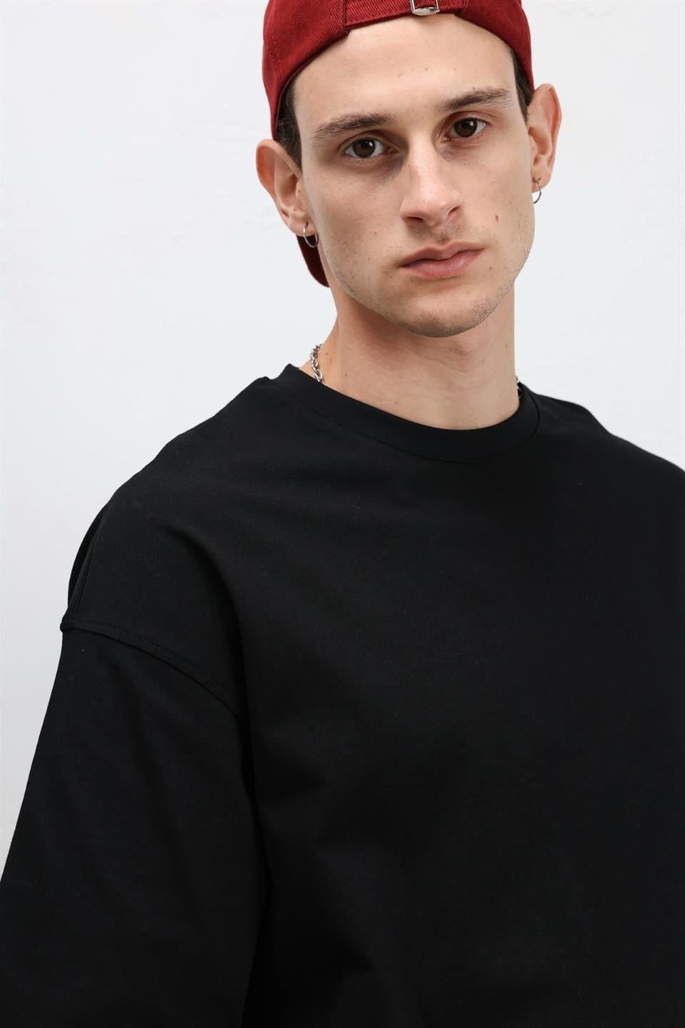 Basic Oversized Crew-Neck T-Shirt