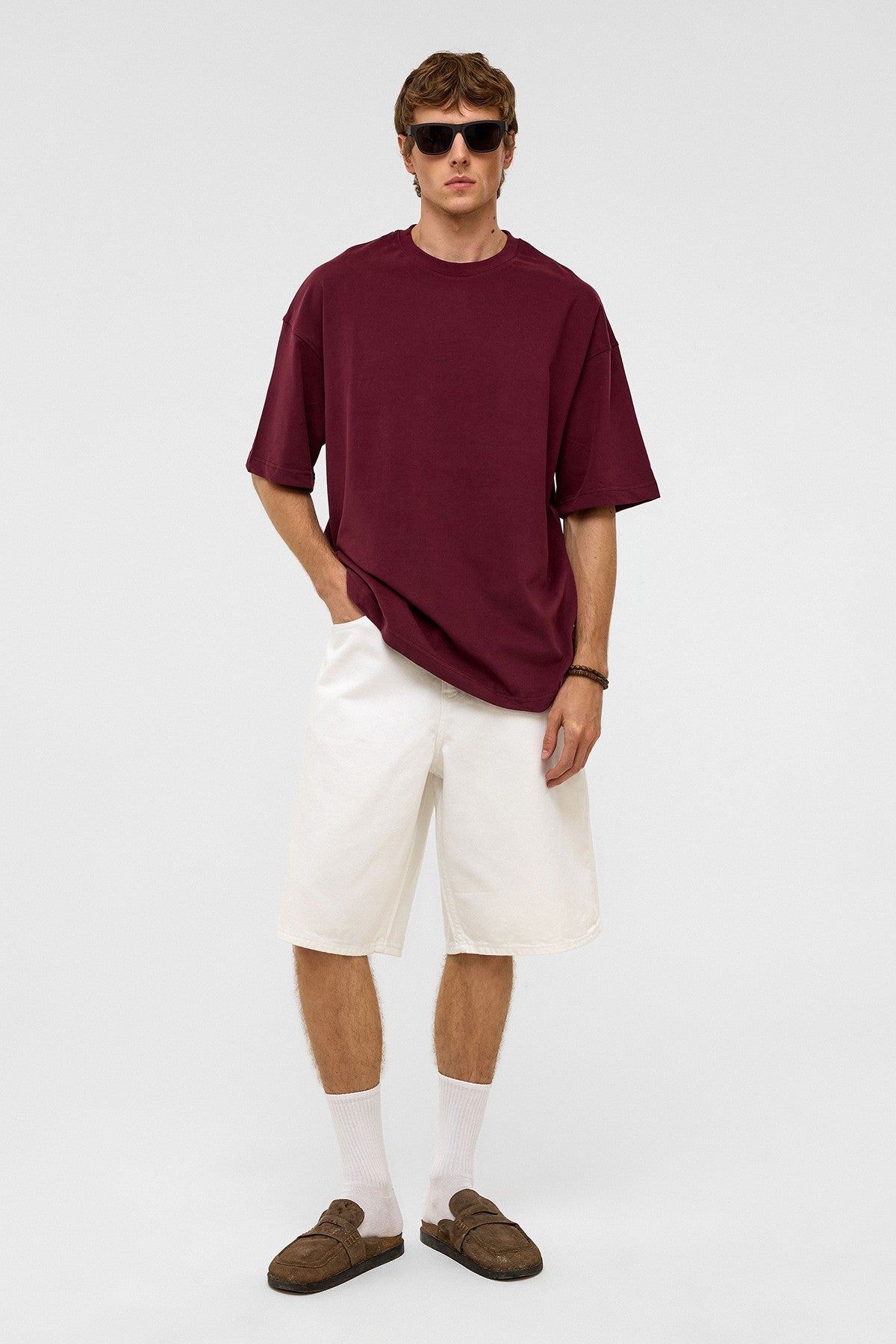Basic Oversized Crew-Neck T-Shirt