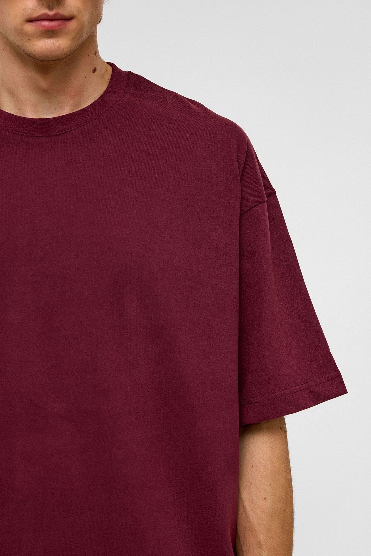 Basic Oversized Crew-Neck T-Shirt