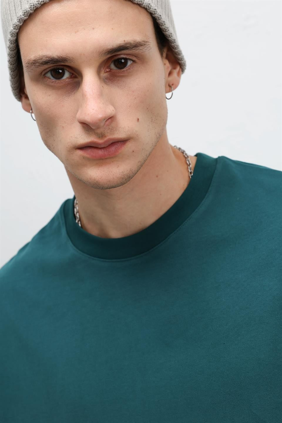 Basic Oversized Crew-Neck T-Shirt
