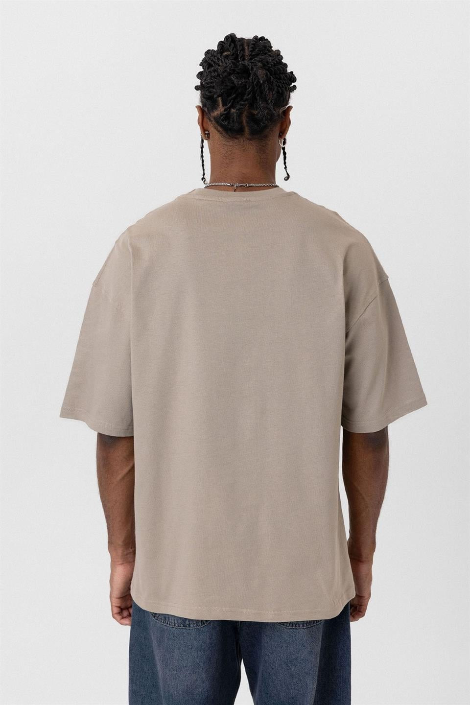 Basic Oversized Crew-Neck T-Shirt