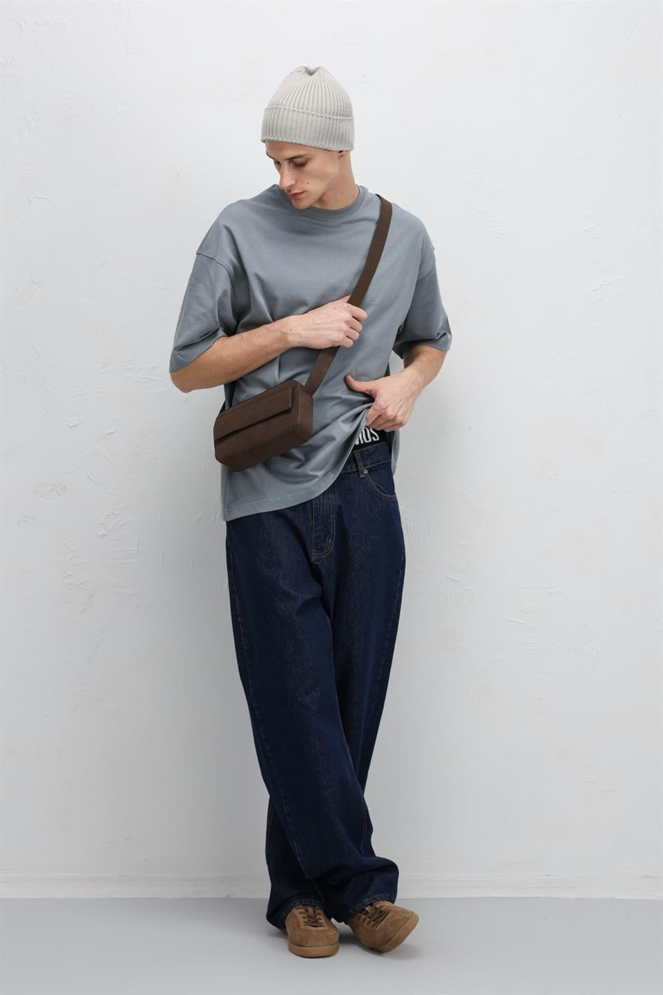 Basic Oversized Crew-Neck T-Shirt