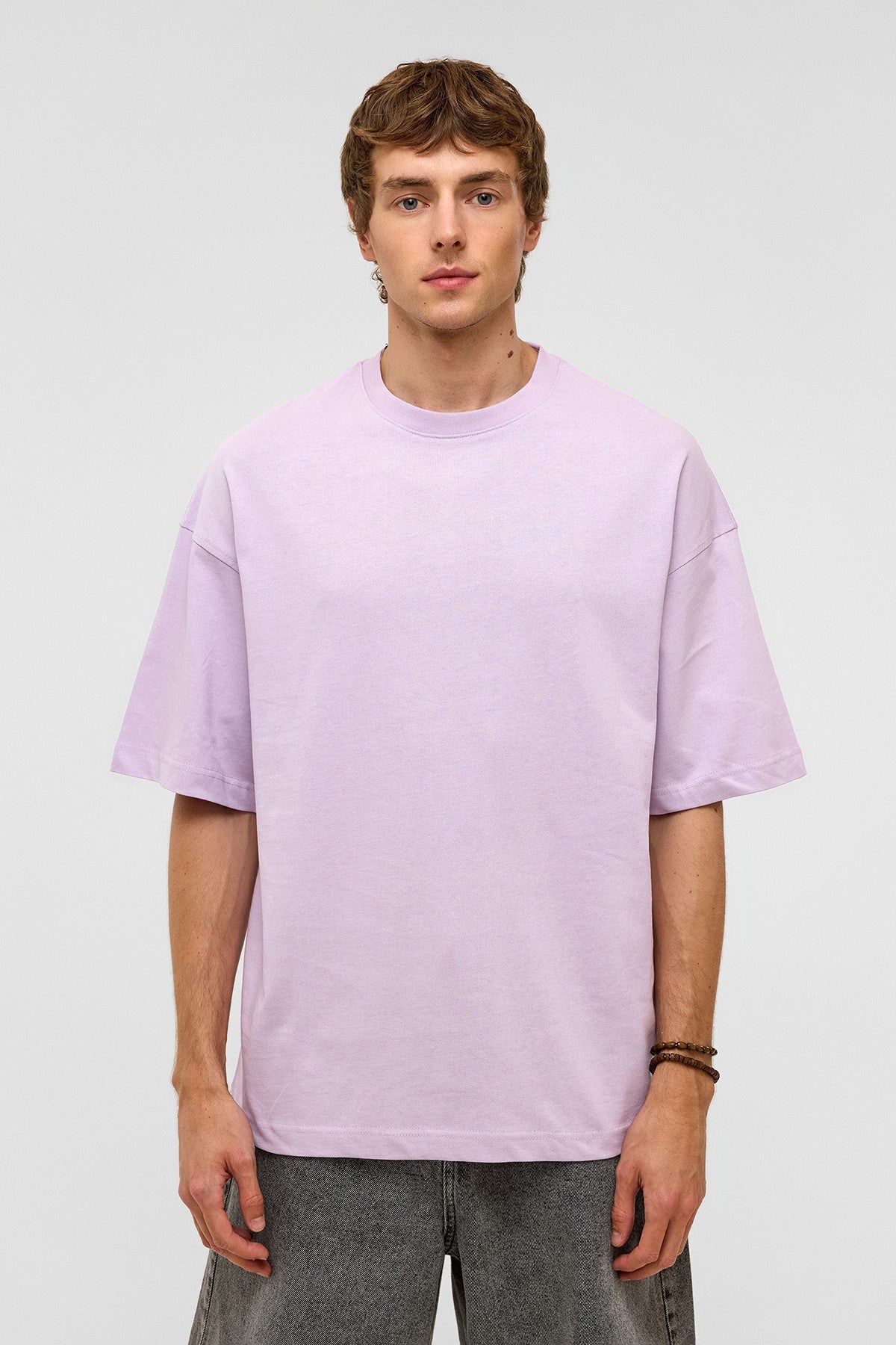 Basic Oversized Crew-Neck T-Shirt