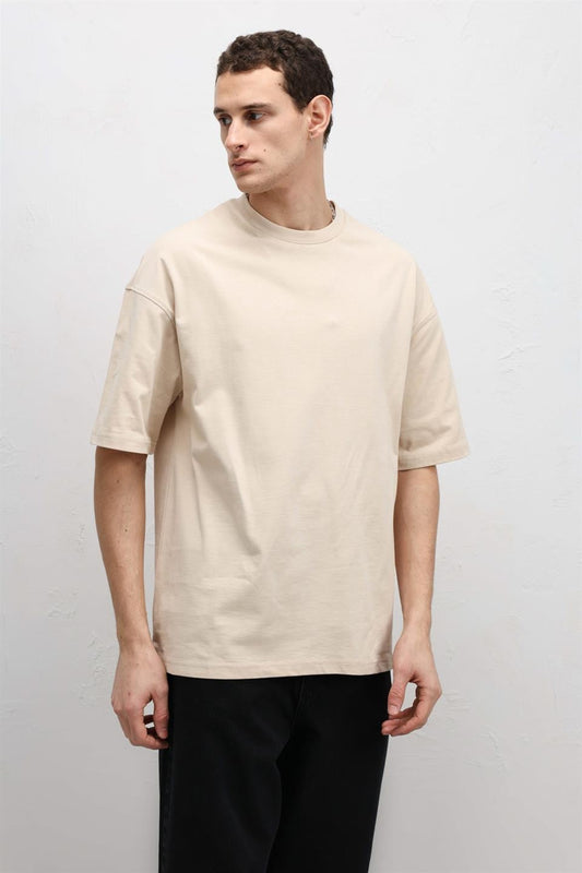 Basic Oversized Crew-Neck T-Shirt