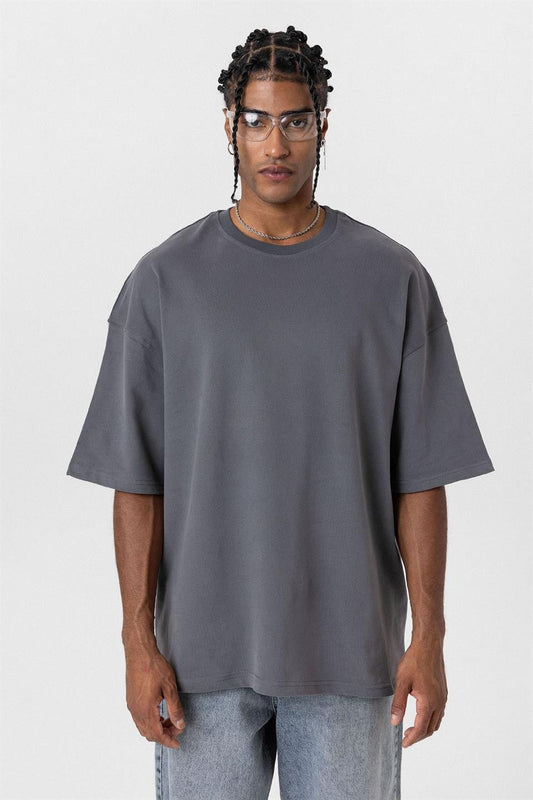 Basic Oversized Crew-Neck T-Shirt