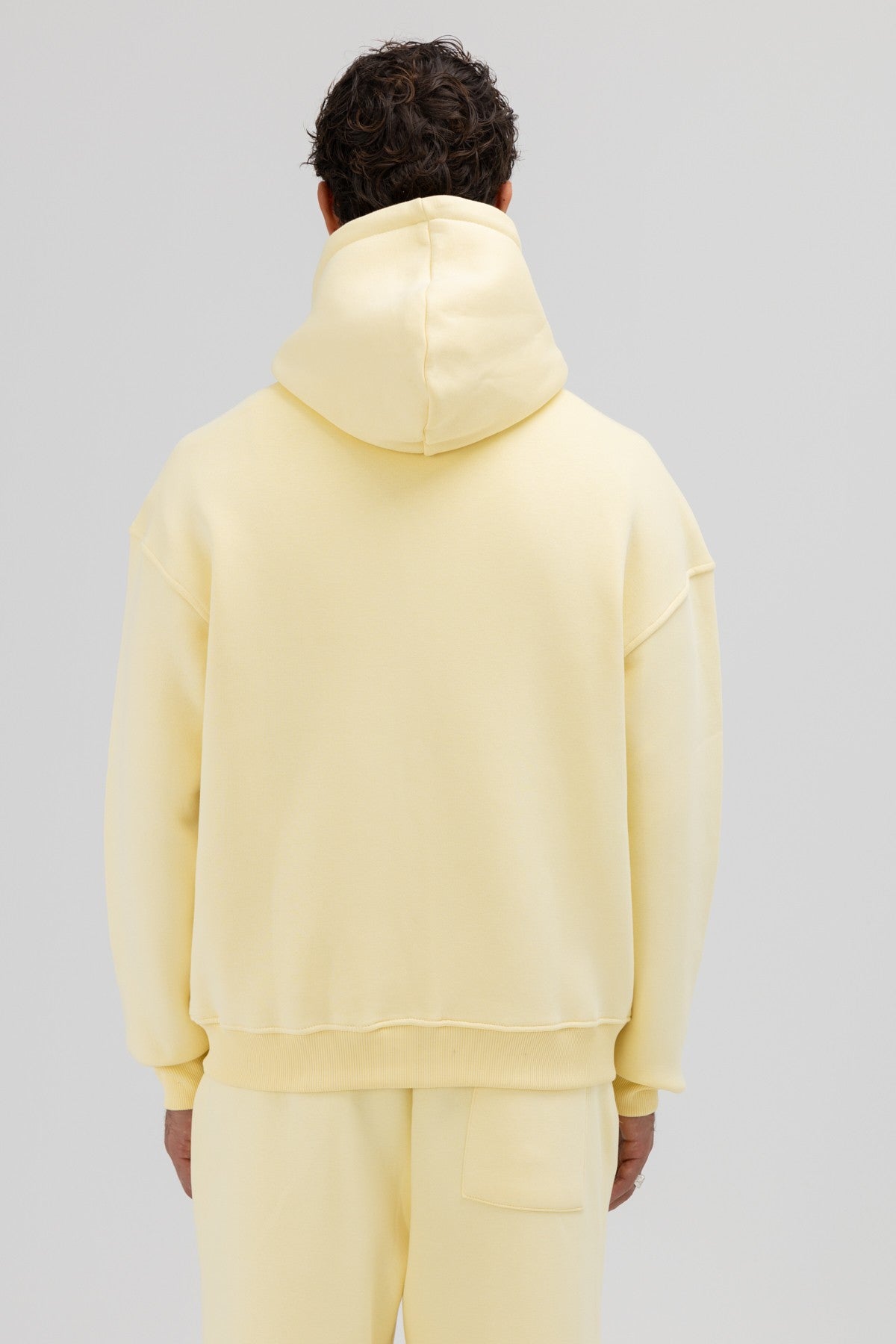 Basic Oversized Hooded Sweatshirt with Zipper