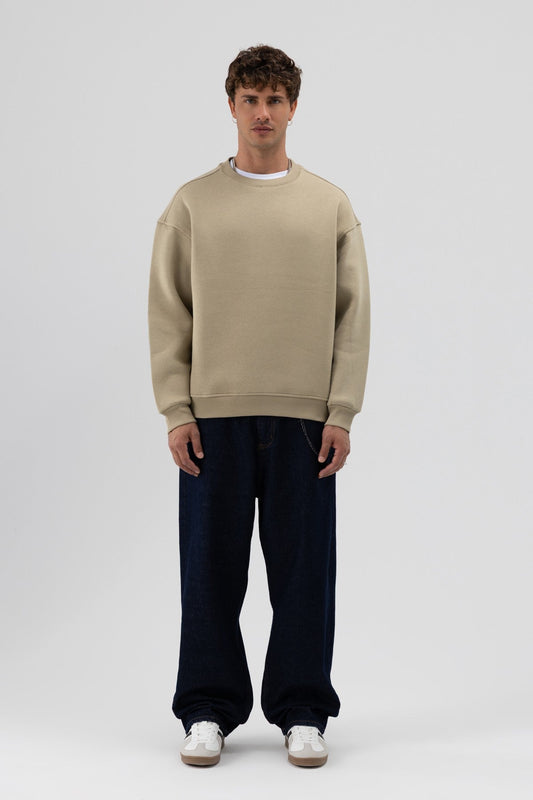 Basic Crew Neck Oversized Sweatshirt