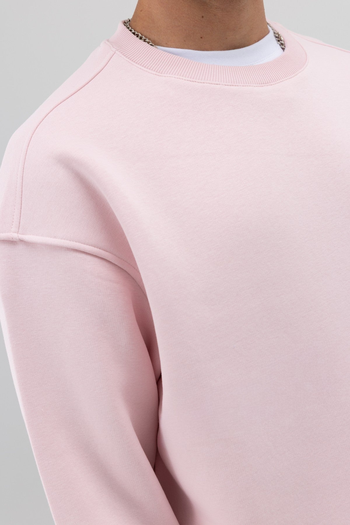 Basic Crew Neck Oversized Sweatshirt
