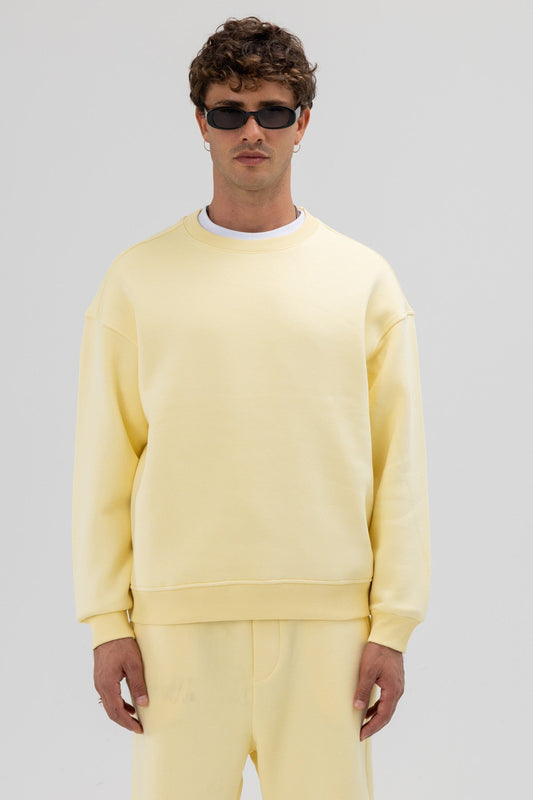 Basic Crew Neck Oversized Sweatshirt