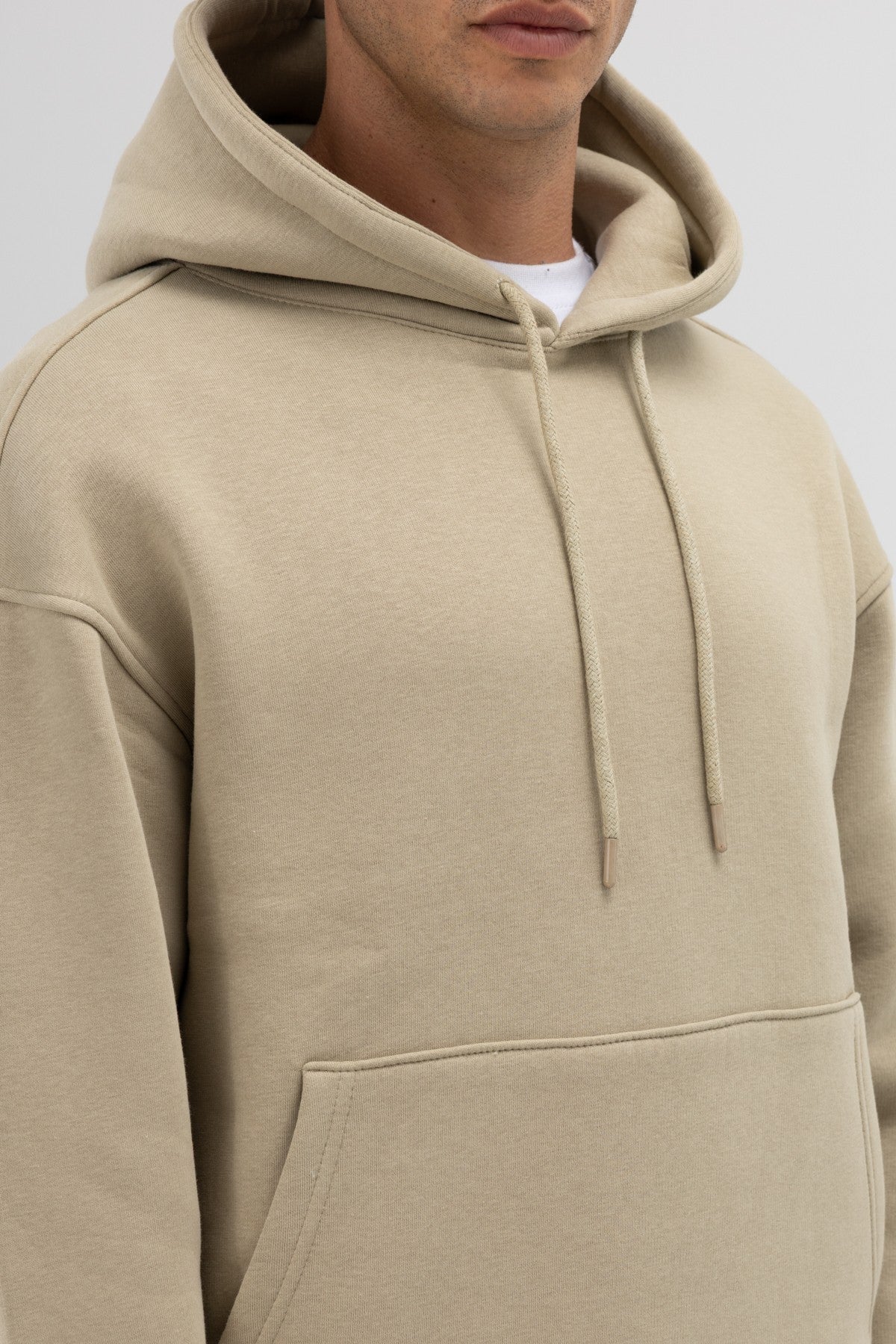 Basic Oversized Hooded Sweatshirt