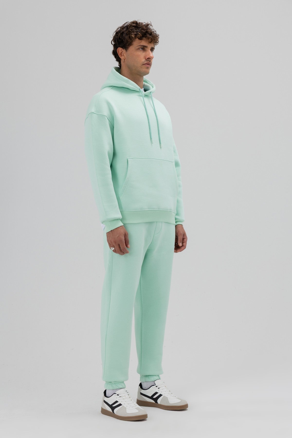 Basic Oversized Hooded Sweatshirt