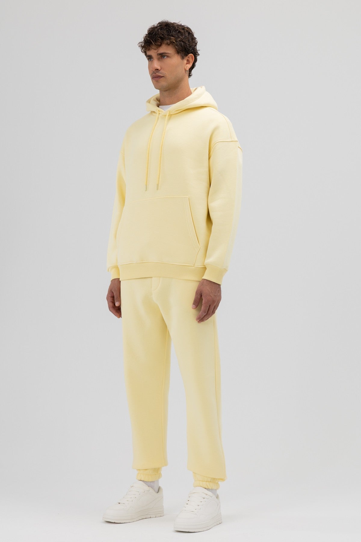 Basic Oversized Hooded Sweatshirt