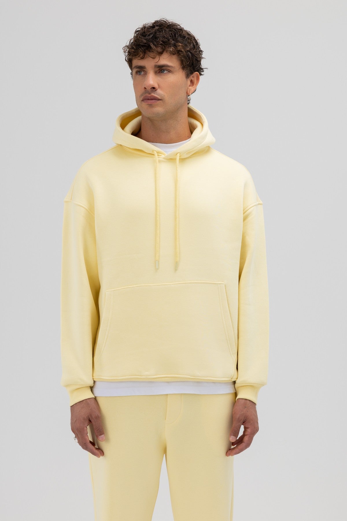 Basic Oversized Hooded Sweatshirt
