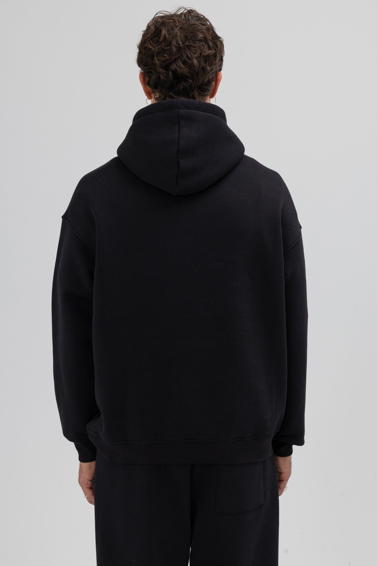 Basic Oversized Hooded Sweatshirt