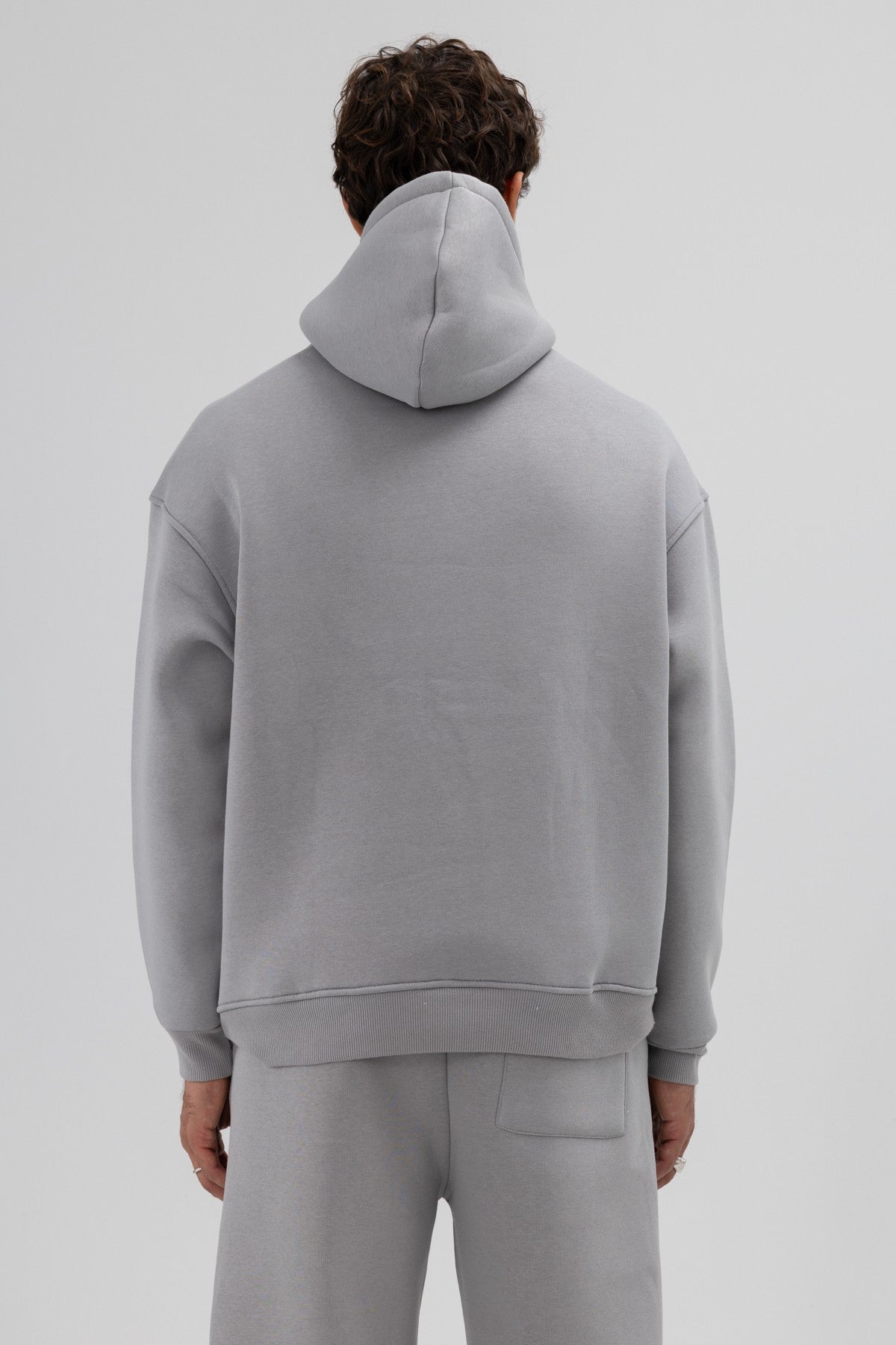 Basic Oversized Hooded Sweatshirt