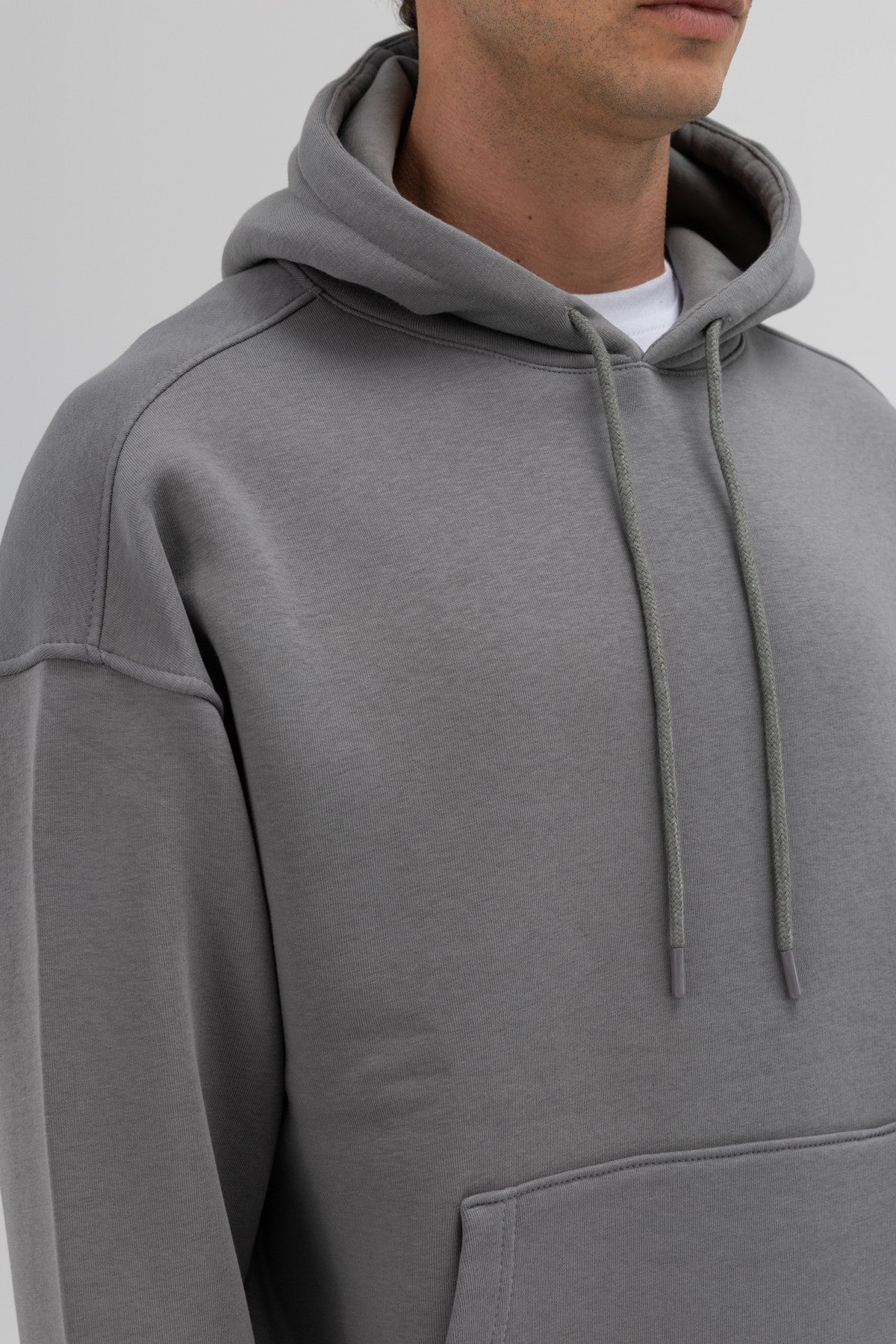 Basic Oversized Hooded Sweatshirt