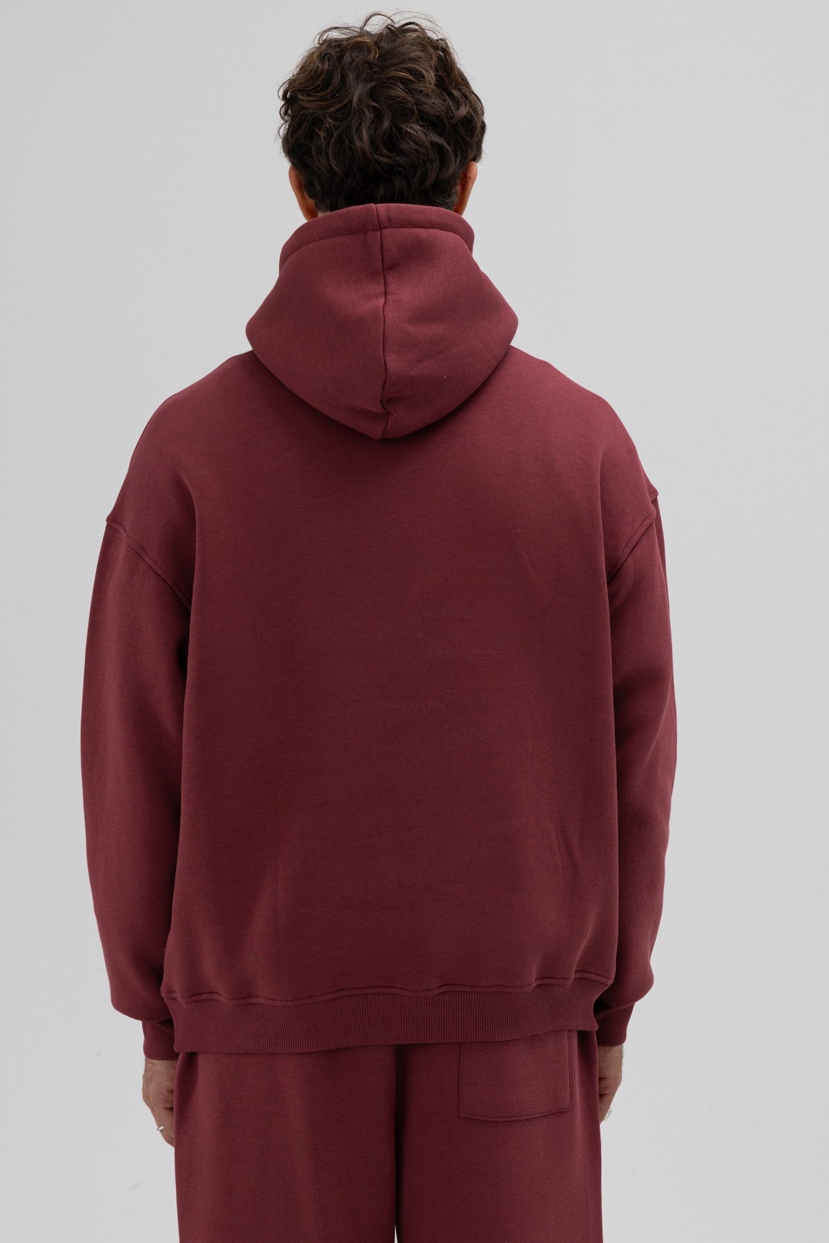 Basic Oversized Hooded Sweatshirt