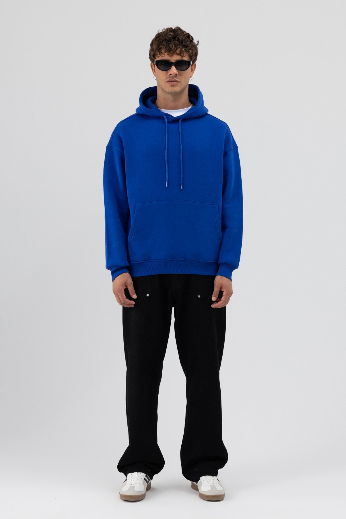 Basic Oversized Hooded Sweatshirt