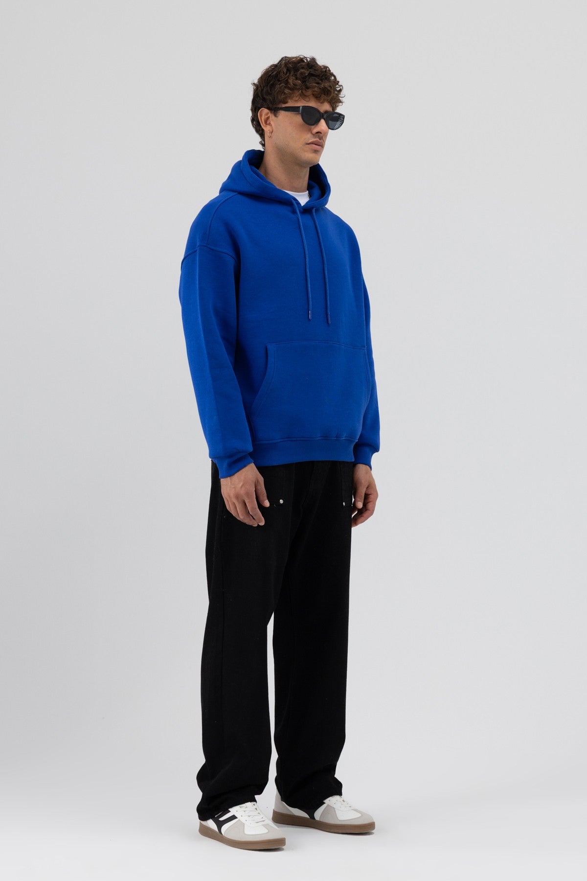 Basic Oversized Hooded Sweatshirt