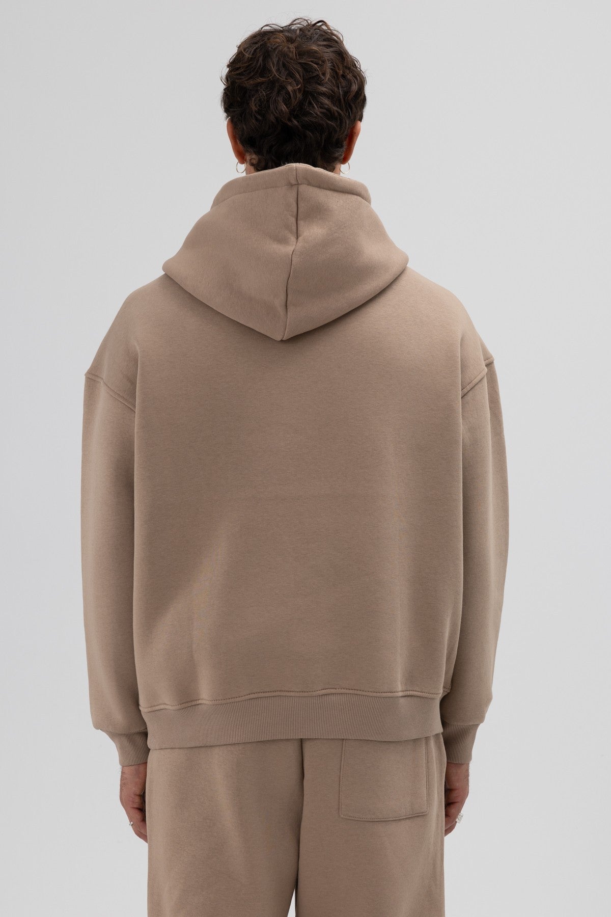 Basic Oversized Hooded Sweatshirt