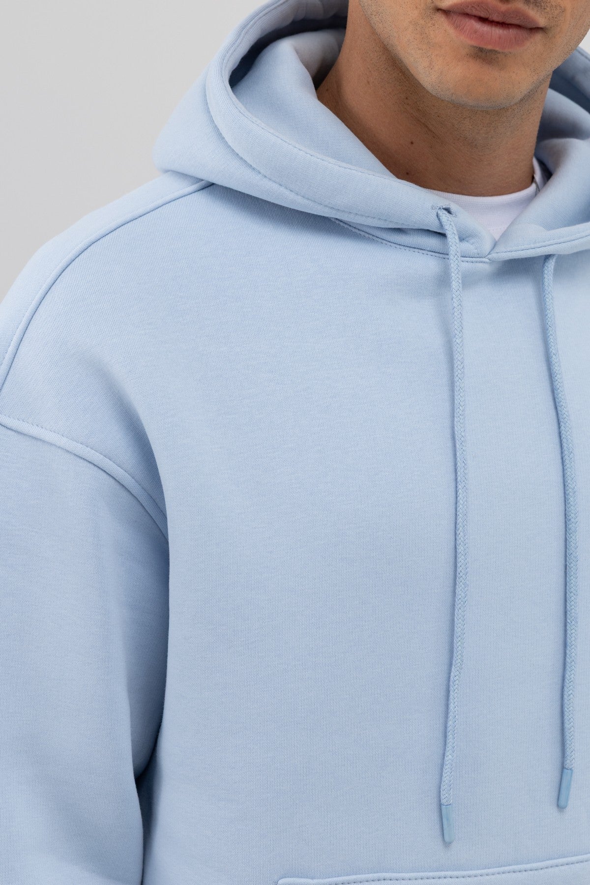 Basic Oversized Hooded Sweatshirt