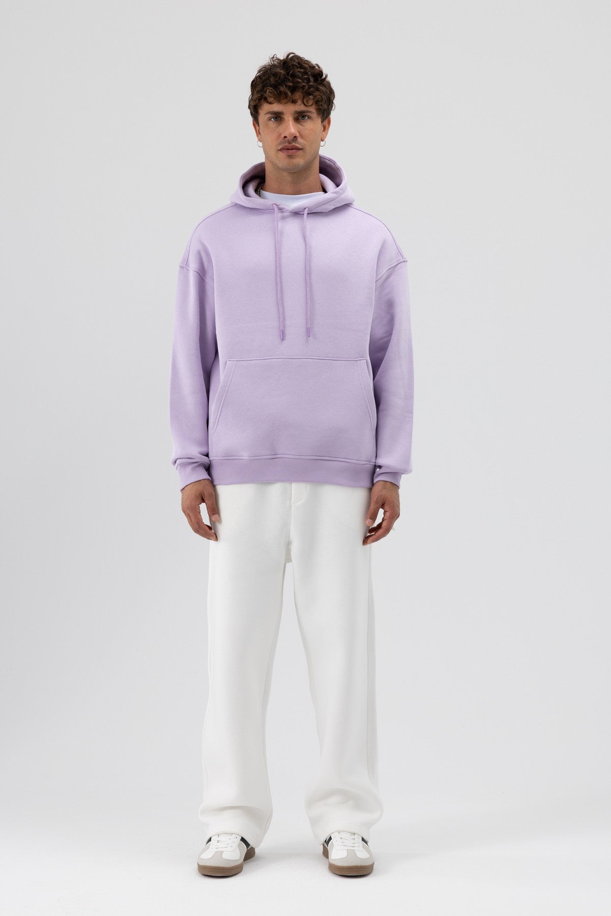 Basic Oversized Hooded Sweatshirt