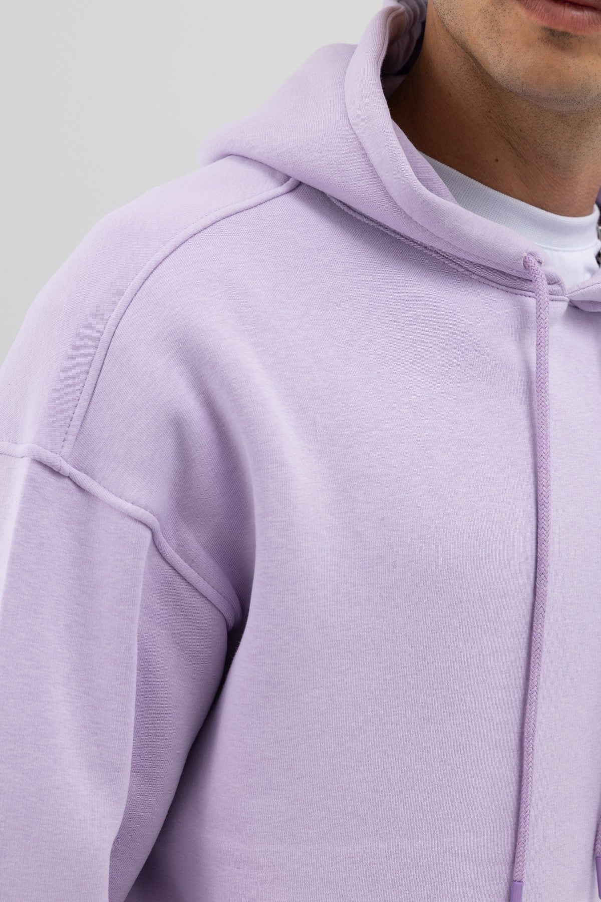 Basic Oversized Hooded Sweatshirt