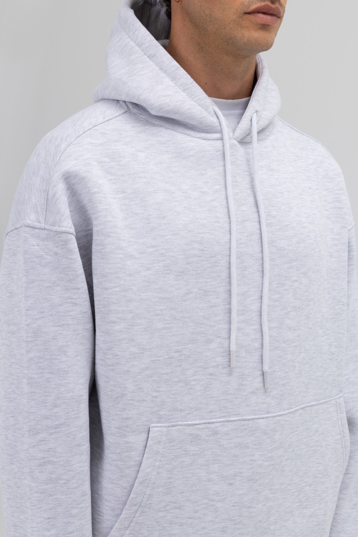 Basic Oversized Hooded Sweatshirt