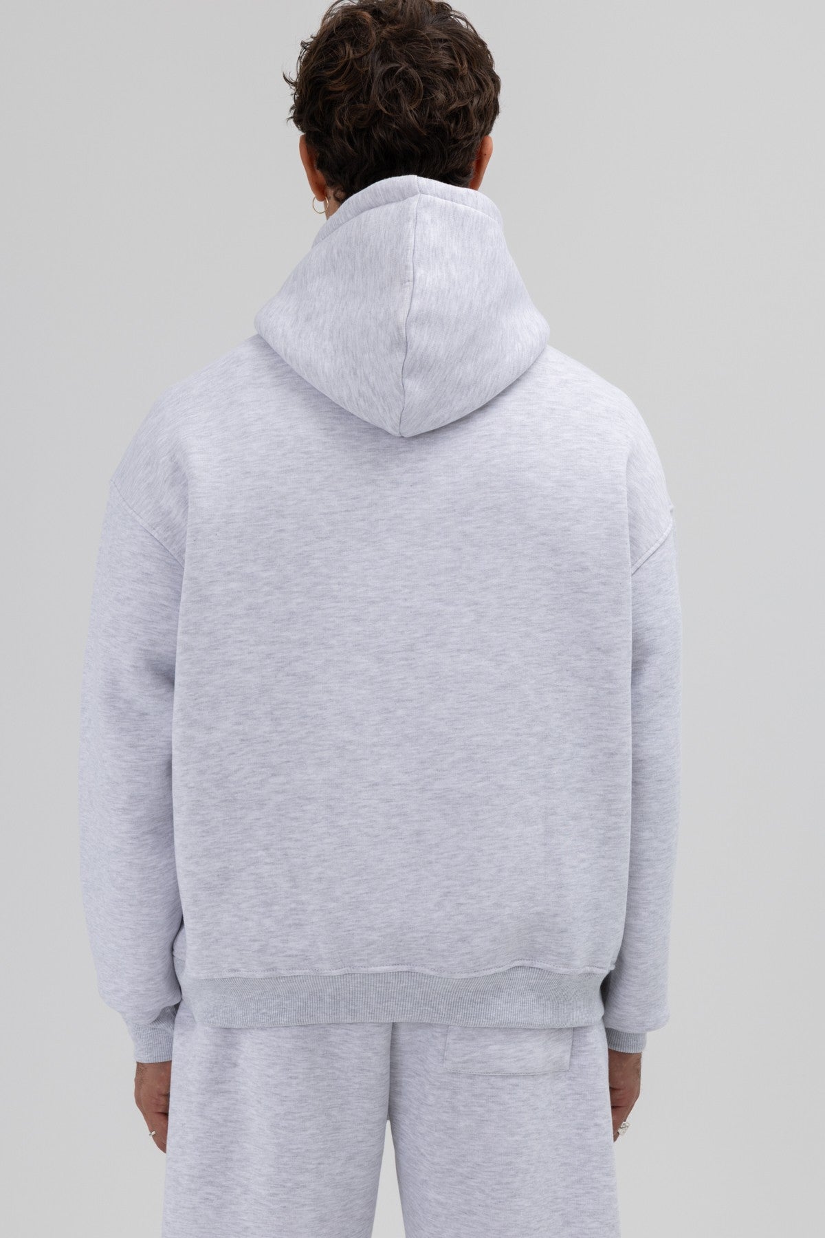 Basic Oversized Hooded Sweatshirt
