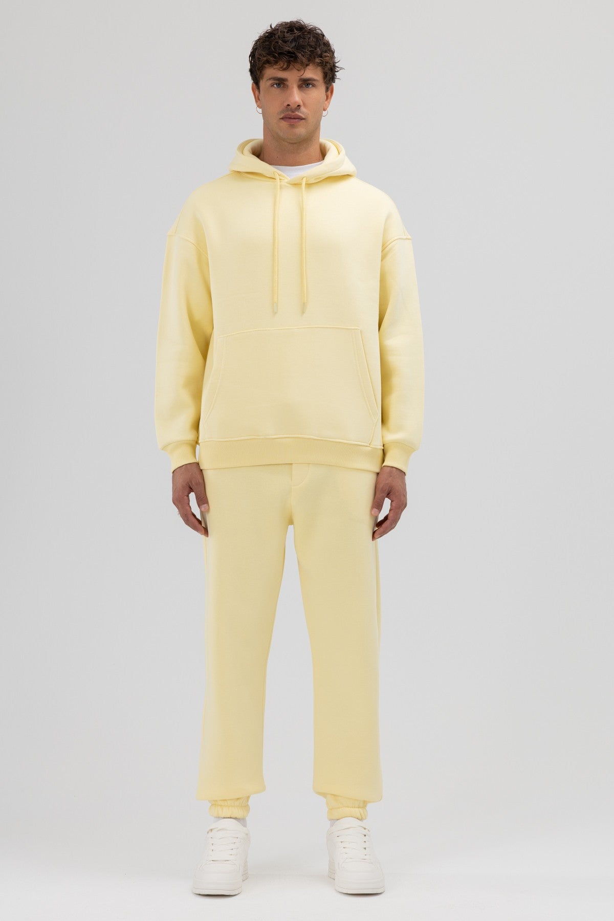 Basic Oversized Hooded Sweatshirt
