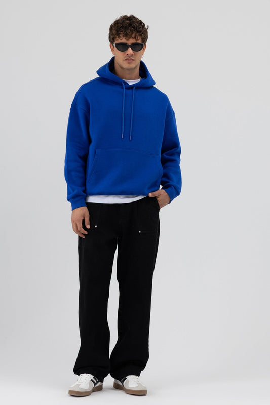 Basic Oversized Hooded Sweatshirt