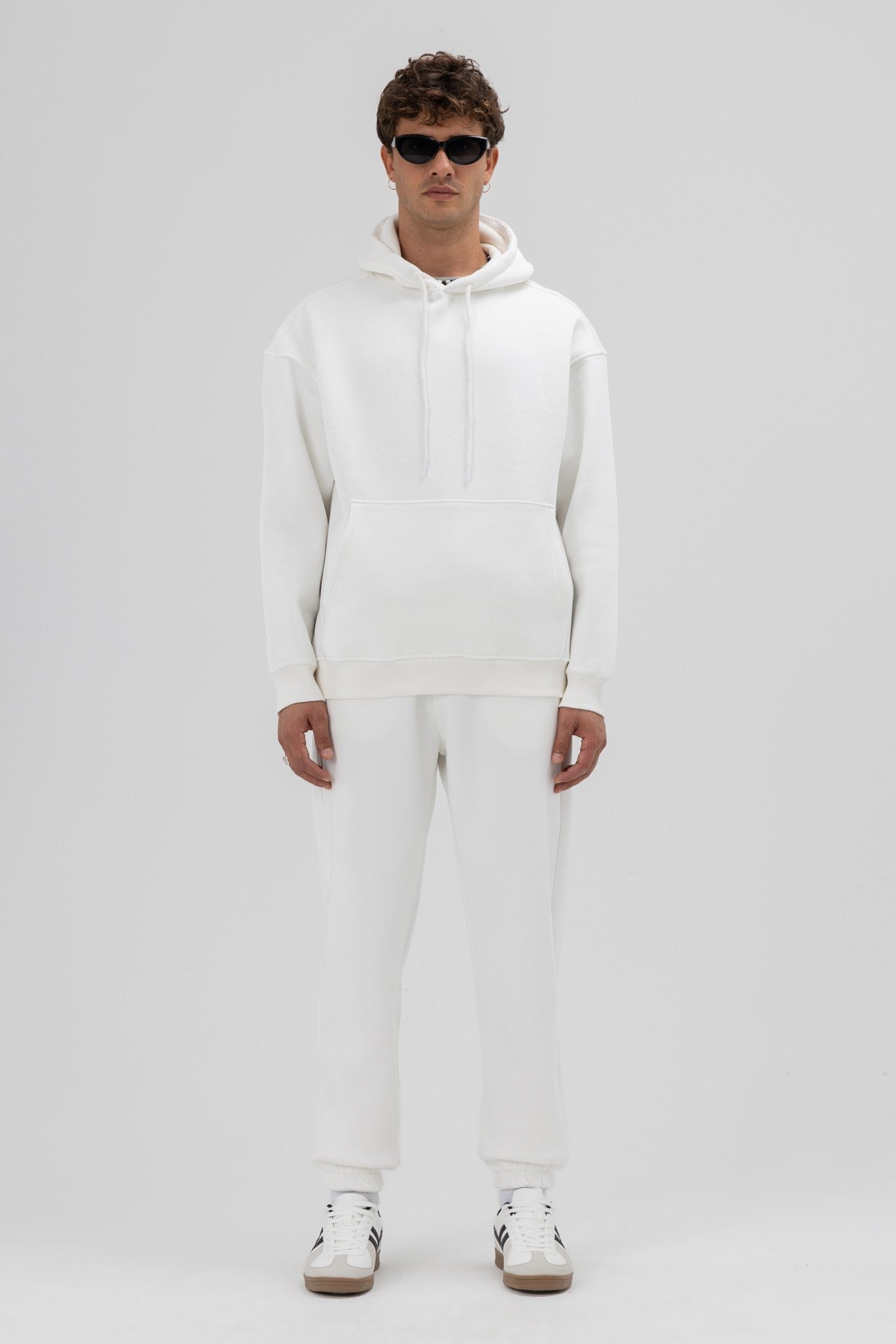Basic Oversized Hooded Sweatshirt