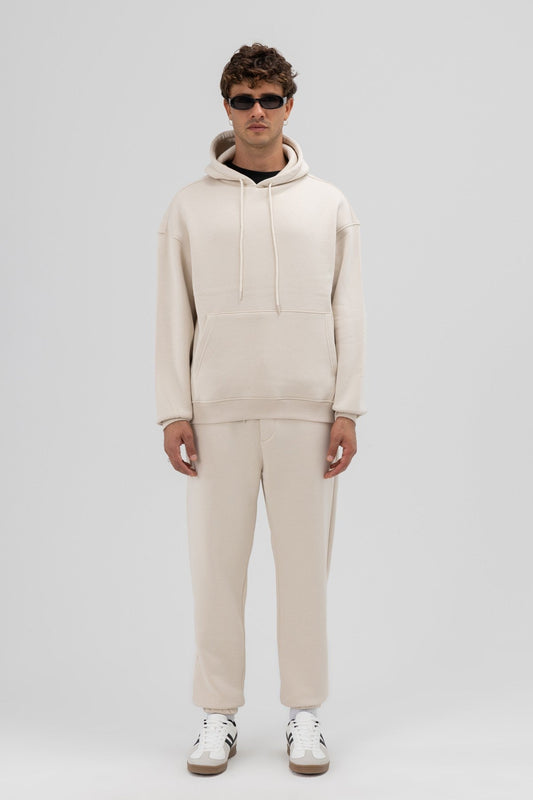Basic Oversized Hooded Sweatshirt