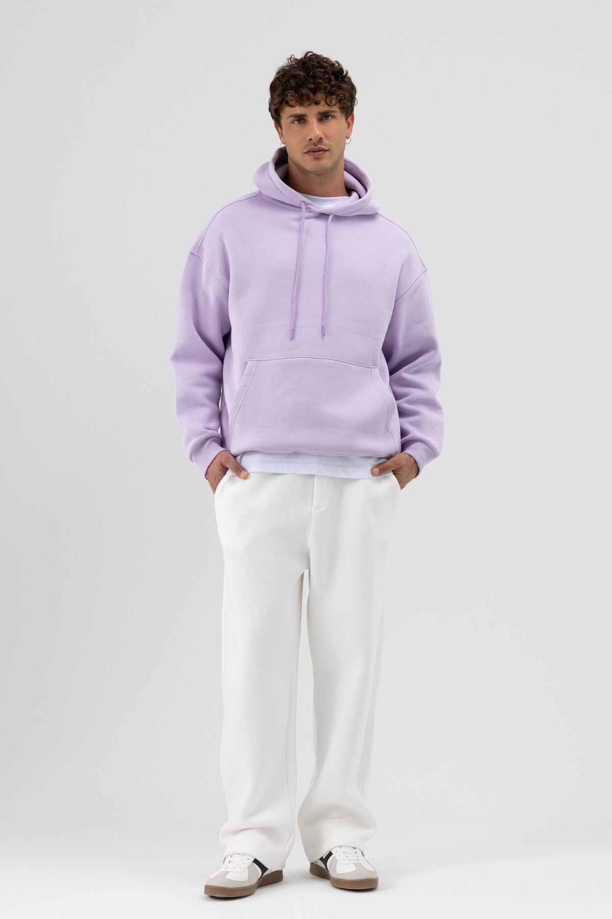 Basic Oversized Hooded Sweatshirt