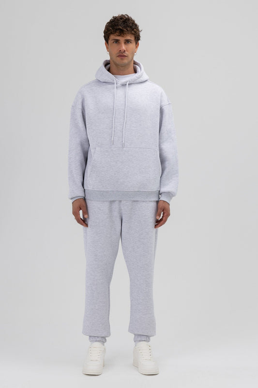 Basic Oversized Hooded Sweatshirt