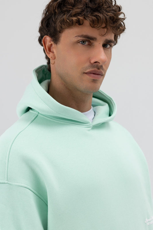 Oversized Hooded Printed Sweatshirt